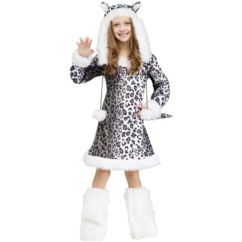 Snow Leopard Child Costume Medium