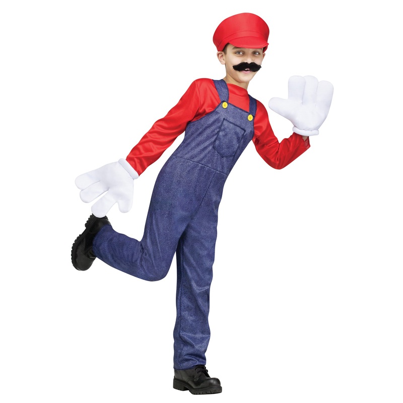 Video Game Guy Child Costume (Red) Small