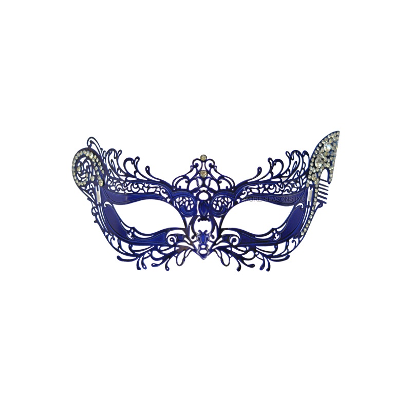 Winged Angel Venetian Mask (Blue) Standard