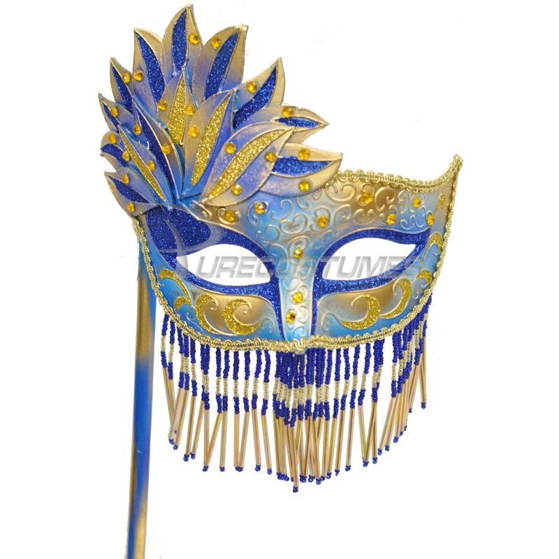 Bellisima Festa Mask (Blue/Gold) Standard