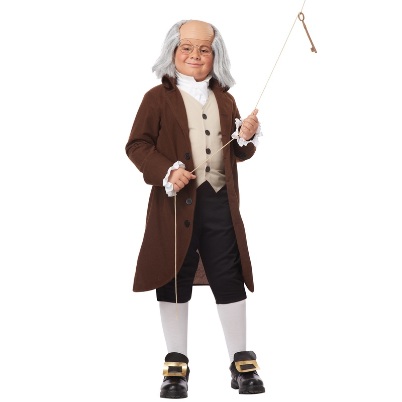Benjamin Franklin Colonial Child Costume Medium