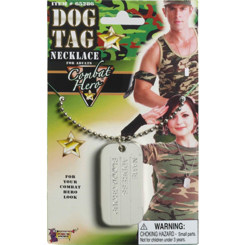 Combat Hero Dog Tag Standard