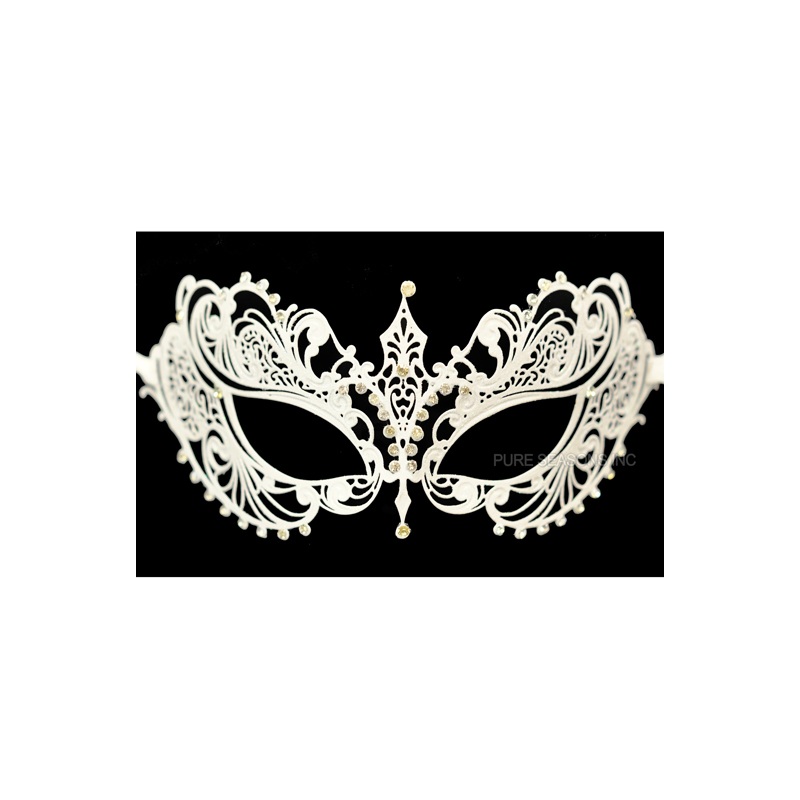 Empress Divine Venetian Mask (White) Standard