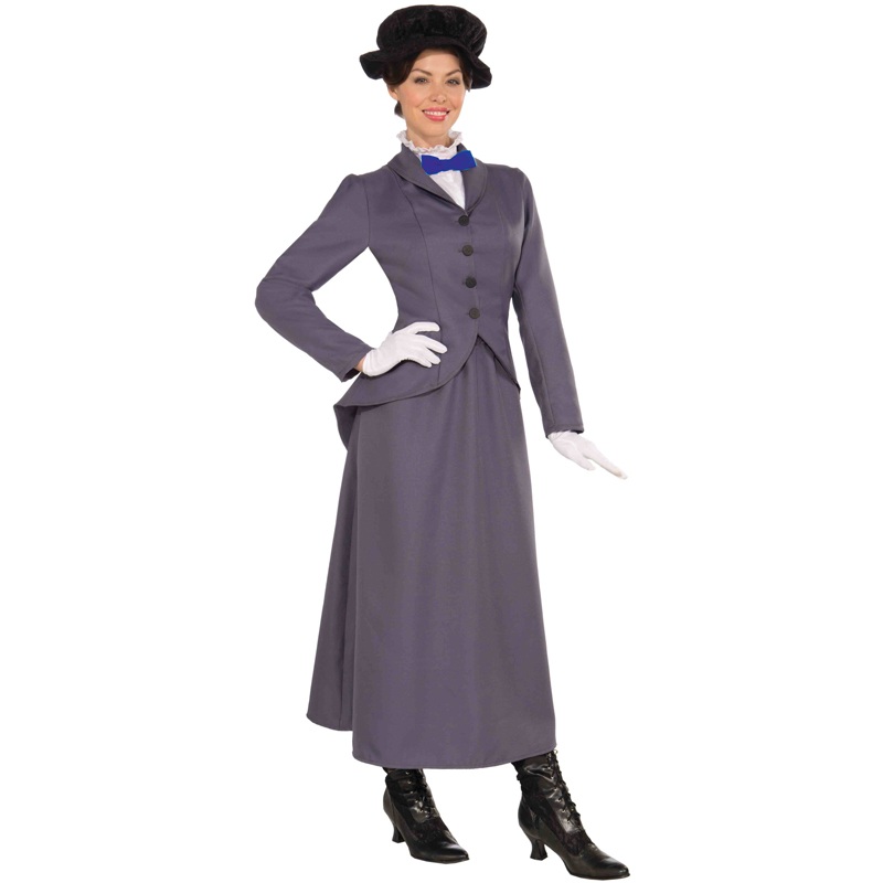 English Nanny Adult Costume (STD) Standard