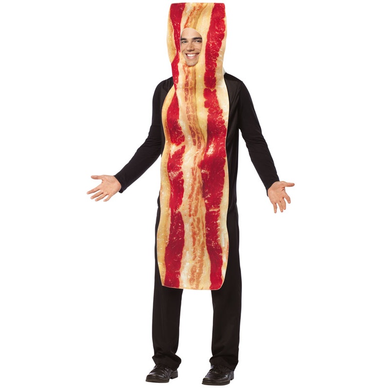 Get Real Bacon Strip Adult Costume One Size Fits Most