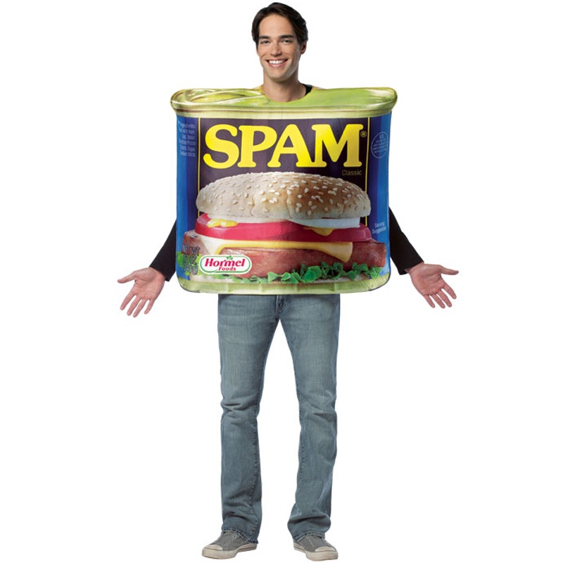 Get Real Spam Adult Costume One Size Fits Most