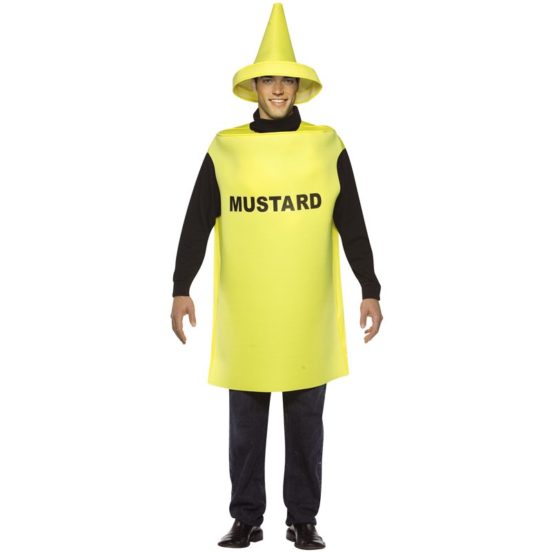 Lightweight Mustard Adult Costume One Size Fits Most