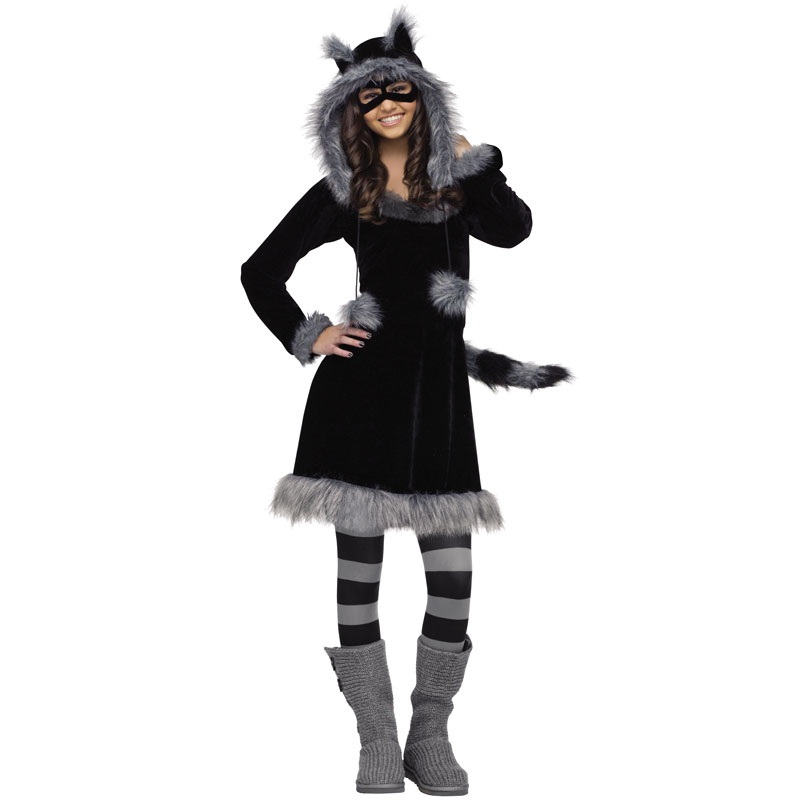 Sweet Raccoon Teen Costume Teen (0-9)