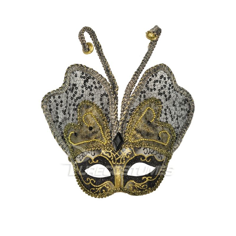 Venetian Butterfly Mask (Gold) Standard