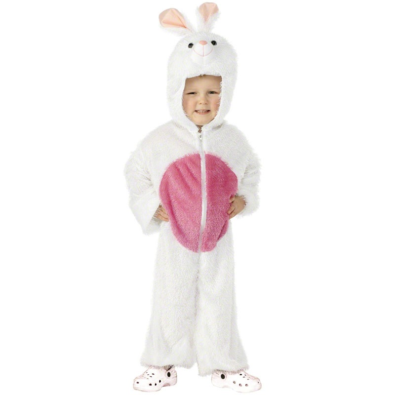 White Bunny Jumpsuit Child Costume (Small) Small
