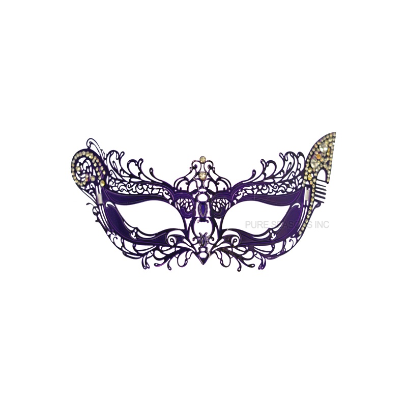 Winged Angel Venetian Mask (Purple) Standard
