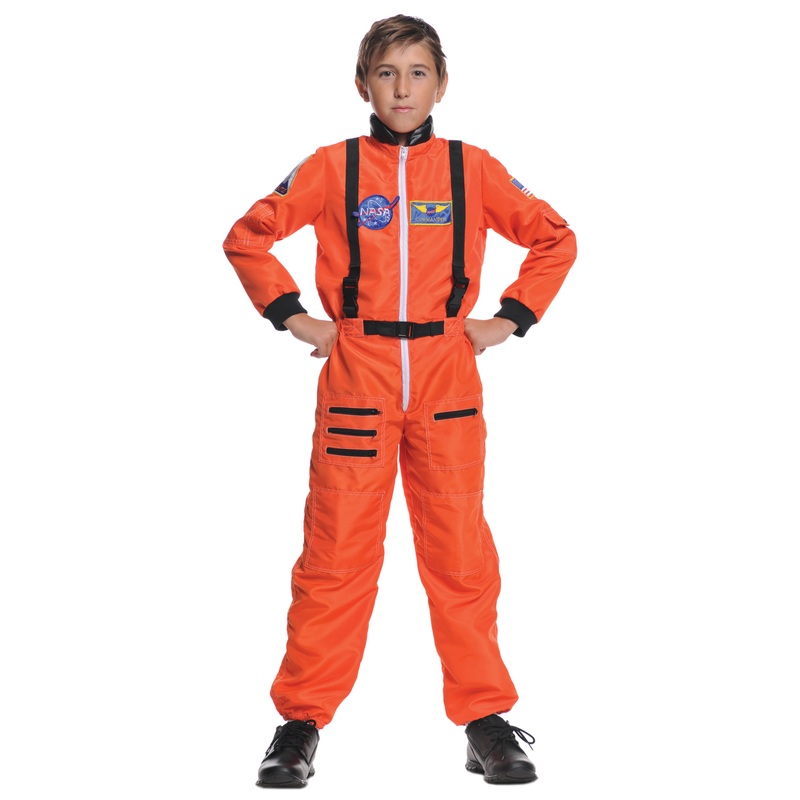 Astronaut Explorer Child Costume (Orange) Small
