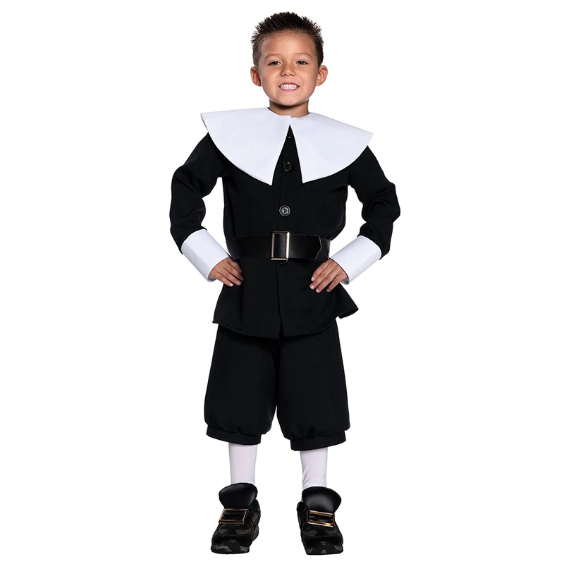 Basic Pilgrim Boy Child Costume Small