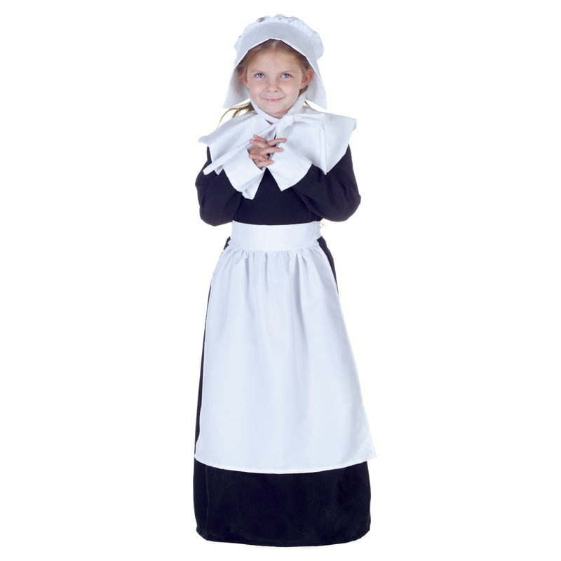 Basic Pilgrim Girl Child Costume Small