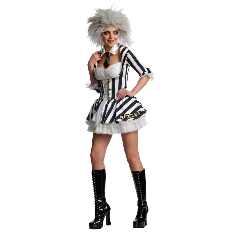 Beetlejuice Secret Wishes Beetlejuice Adult Costume X-Small