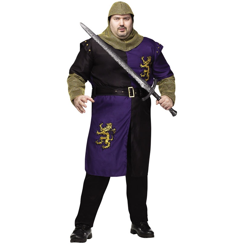 Fierce Renaissance Knight Plus Size Costume Plus Size