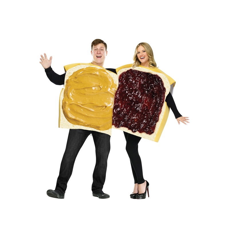 Peanut Butter and Jelly Couple Costume Standard