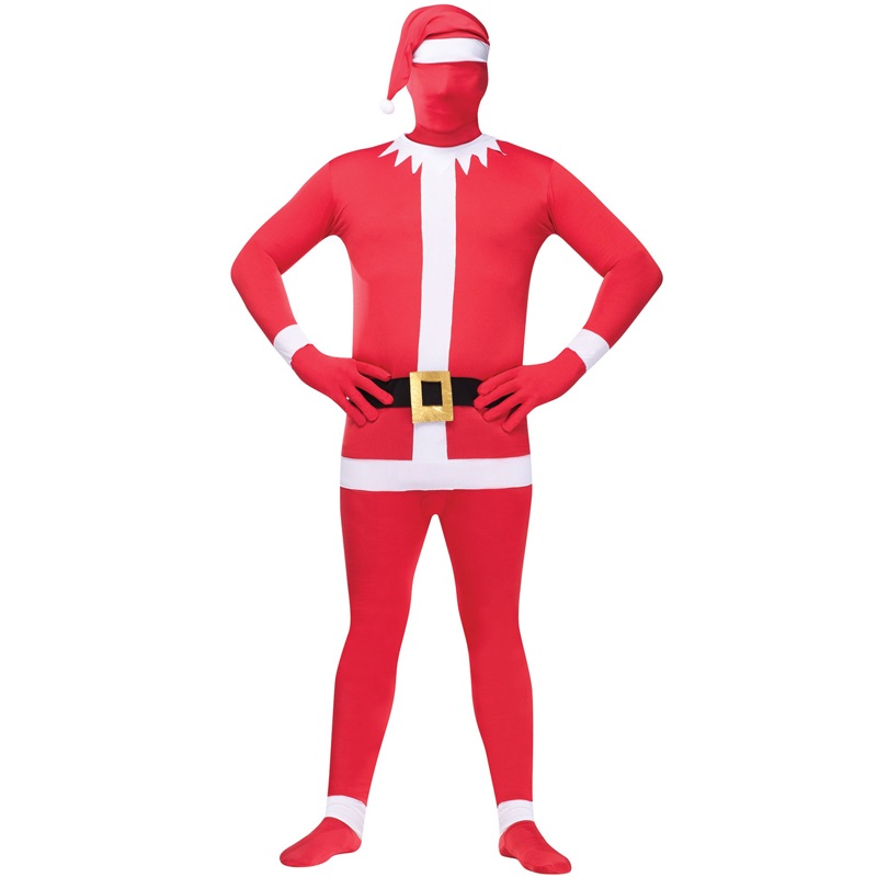 Santa Skin Suit Adult Costume Standard