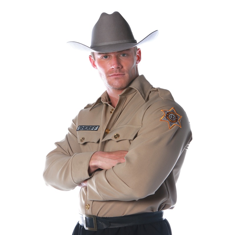Sheriff Shirt Plus Size Costume 2X-Large