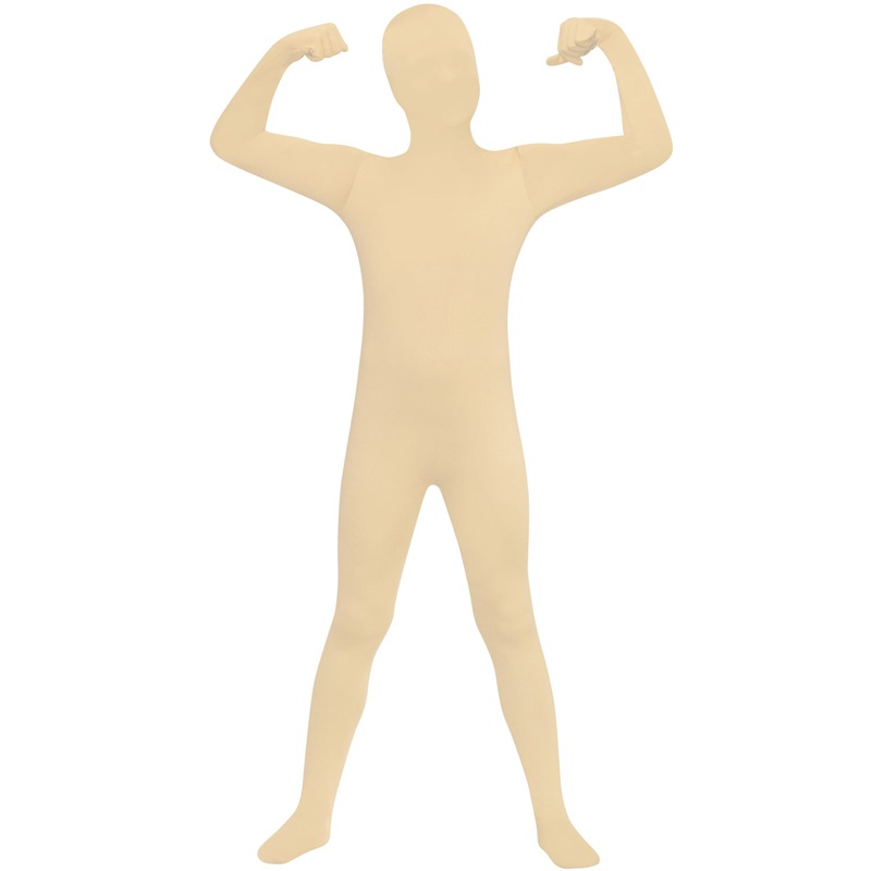 Skin Suit Teen Costume (Nude) Teen