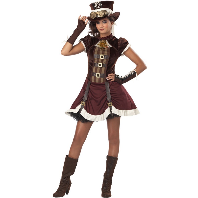 Steampunk Girl Tween Costume Large