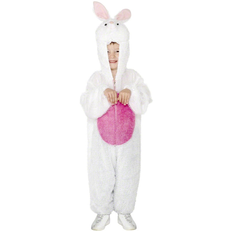 White Bunny Jumpsuit Child Costume (Medium) Medium