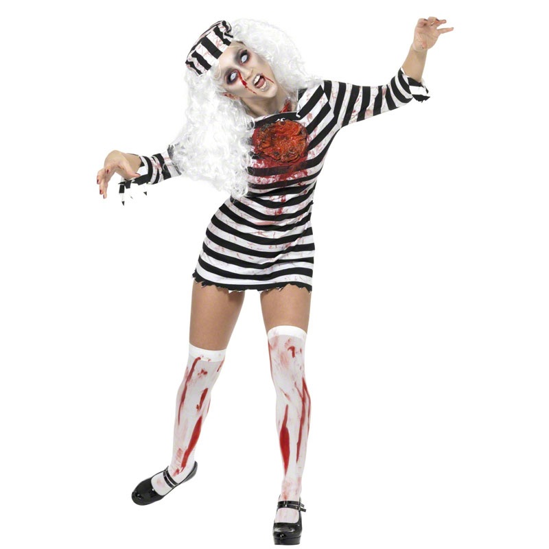 Zombie Convict Dress Adult Costume X-Small