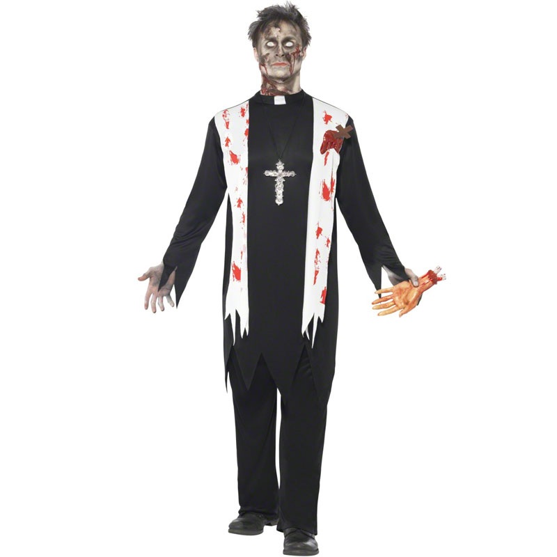 Zombie Priest Adult Costume Medium