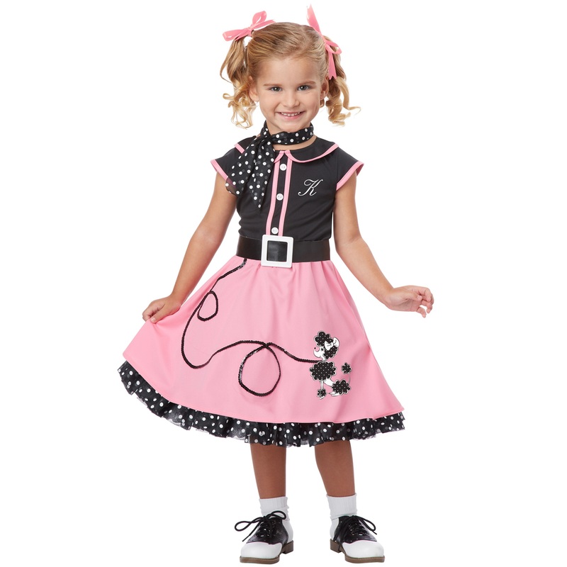 50's Poodle Cutie Toddler Costume Medium (3-4)