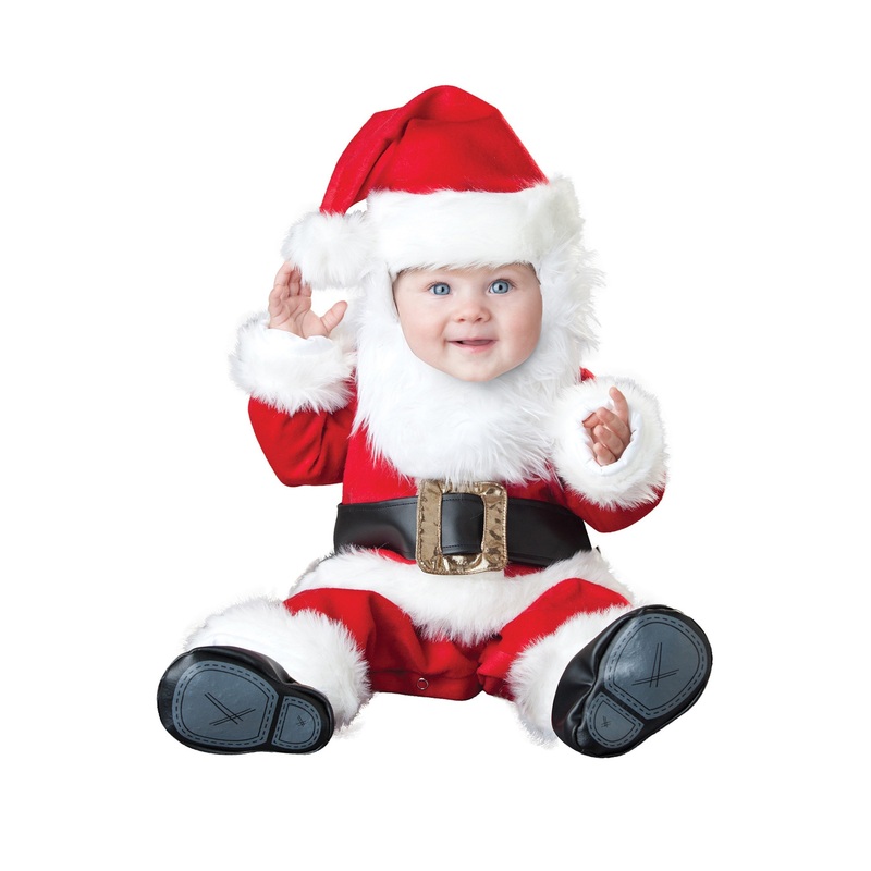Deluxe Santa Baby Infant/Toddler Costume X-Small (0-6 Mos.)