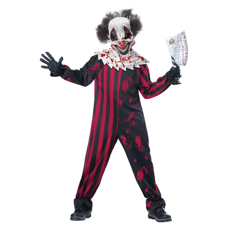 Killer Clown Child Costume Medium