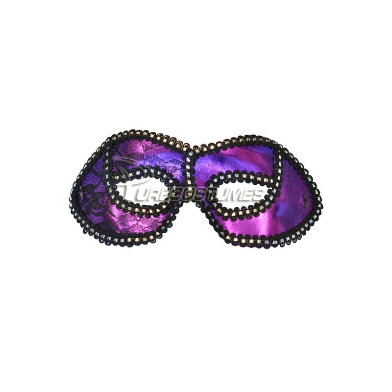 Mysterious Lace Masquerade Eye Mask (Purple)