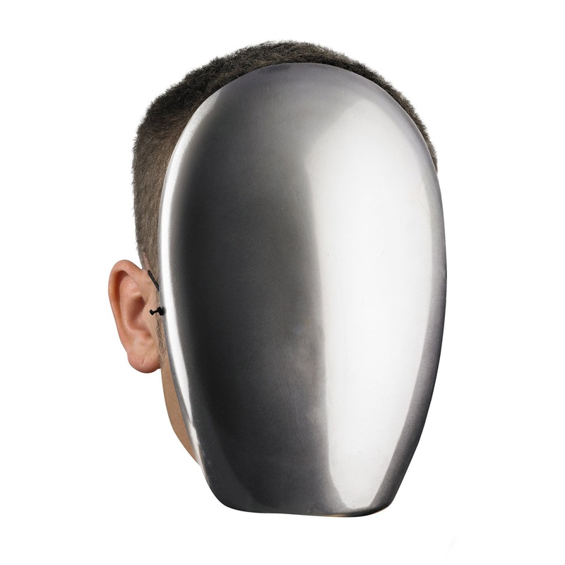 No Face Chrome Mask Standard