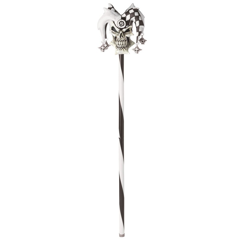 Psycho Jester Cane Accessory (Black/White) Standard