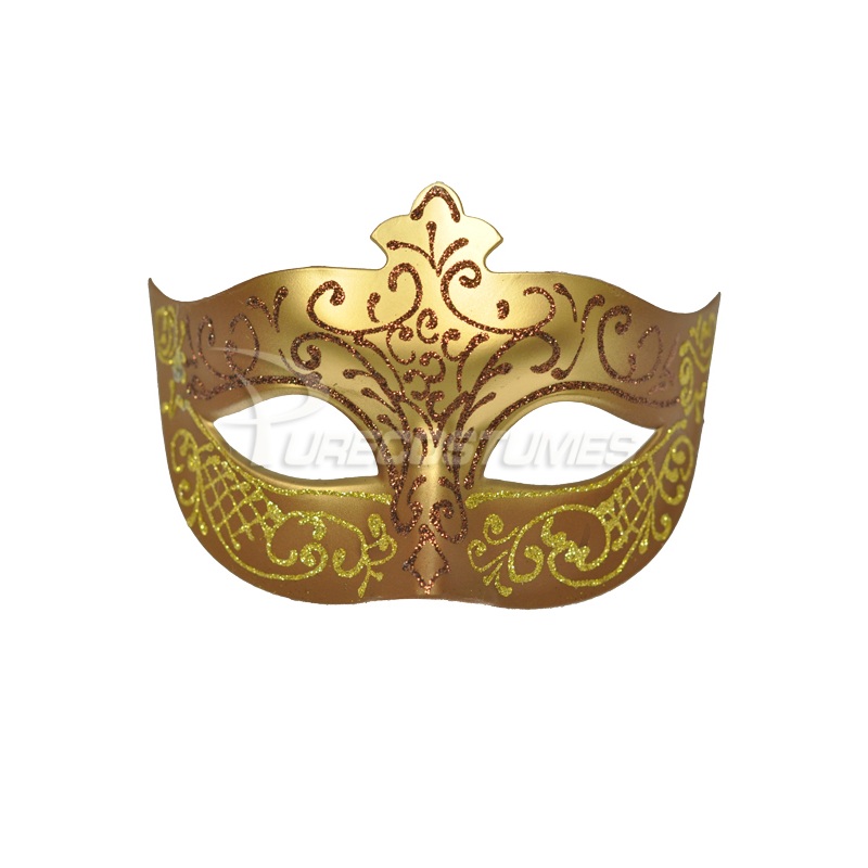 Royal Countess Venetian Mask (Brown) Standard