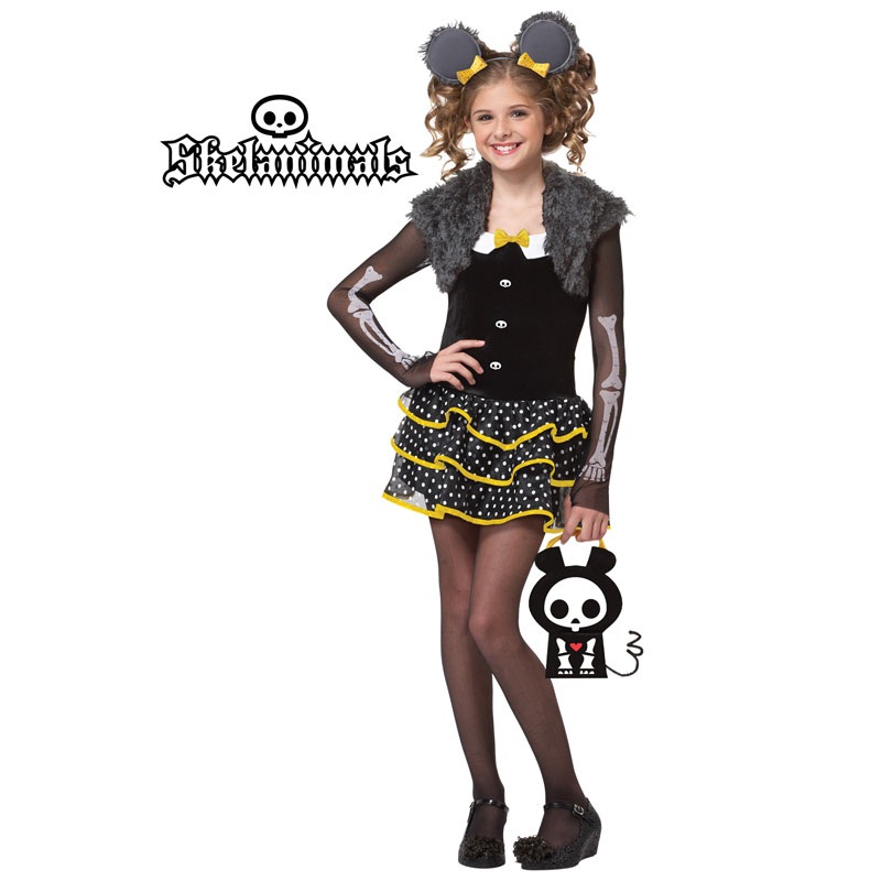 Skelanimals Matt The Mouse Child Costume Small