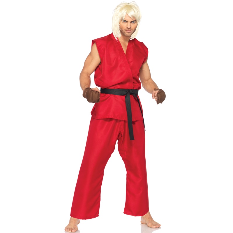 Street Fighter Ken Adult Deluxe Costume Small/Medium