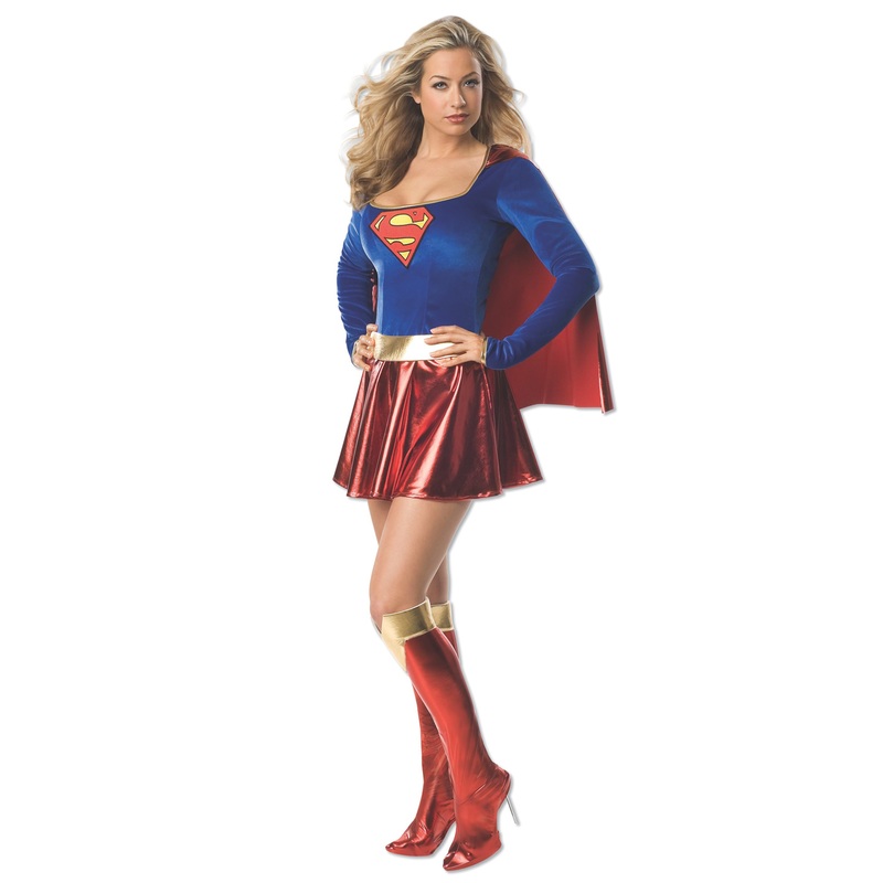 Superman Secret Wishes Supergirl Adult Costume X-Small