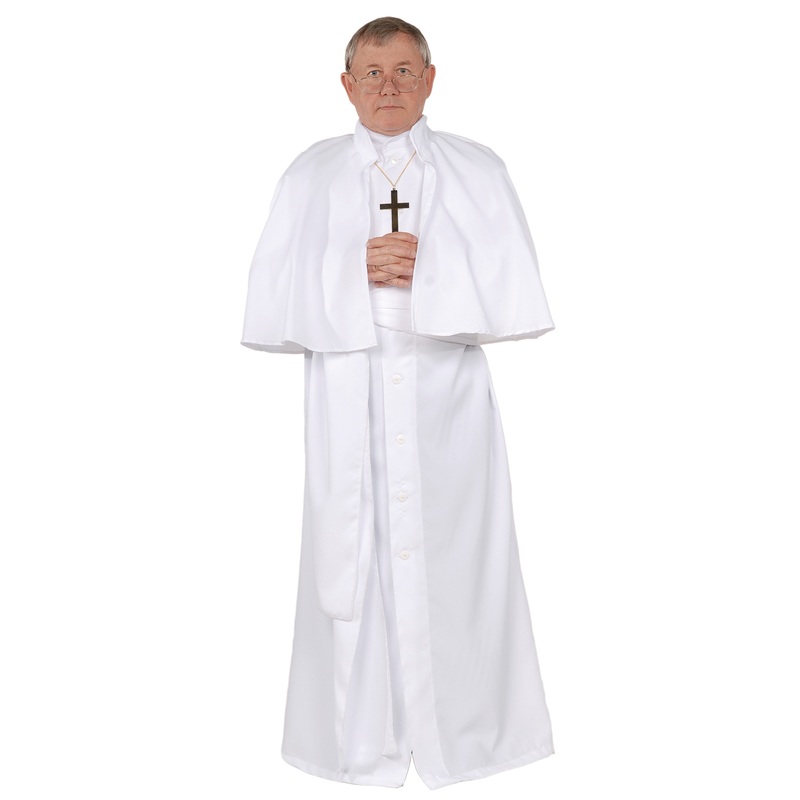 White Pope Adult Costume Standard