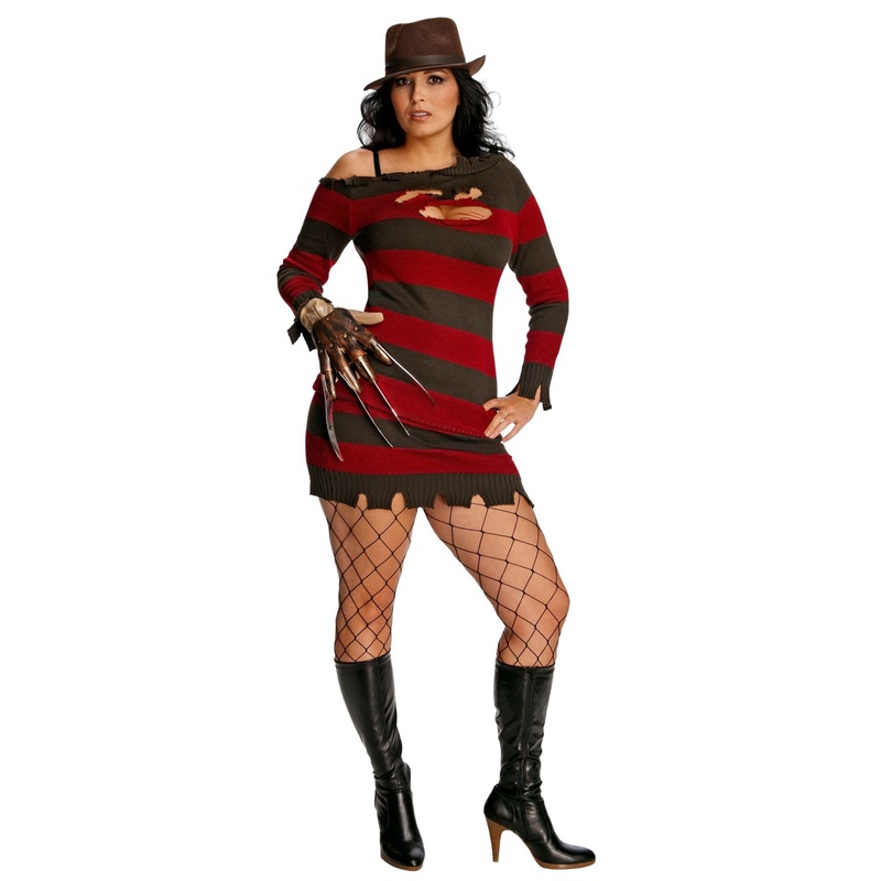 A Nightmare on Elm Street Secret Wishes Miss Krueger Plus Size Costume
