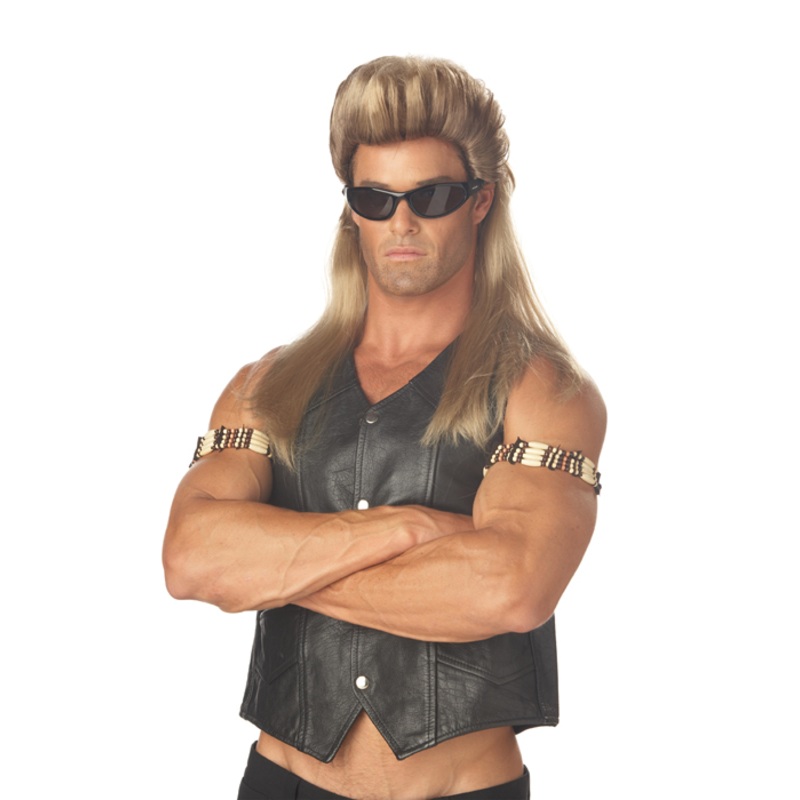 Bail Enforcer Costume Wig - Light Brown/Blonde