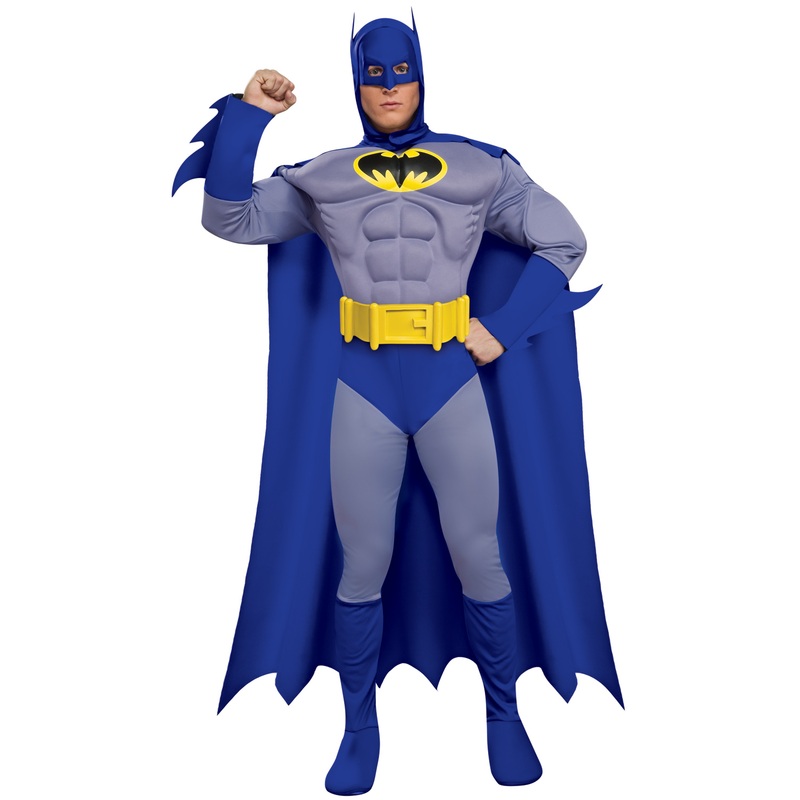 Batman Deluxe Muscle Chest Batman Adult Costume Small