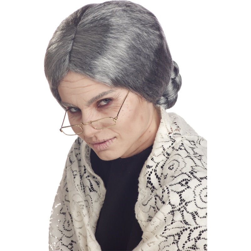 Grandma Costume Wig - Grey