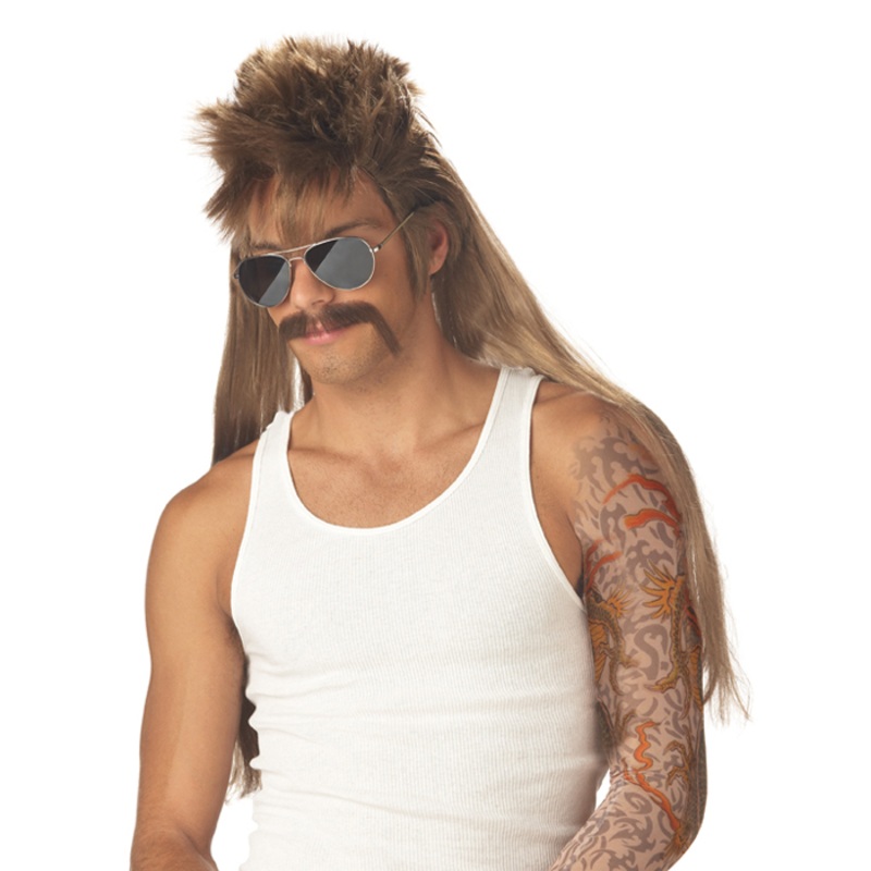 Mississippi Mudflap Costume Wig - Brown
