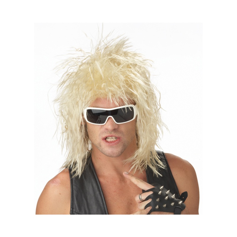 Rockin' Dude Costume Wig (Blonde)