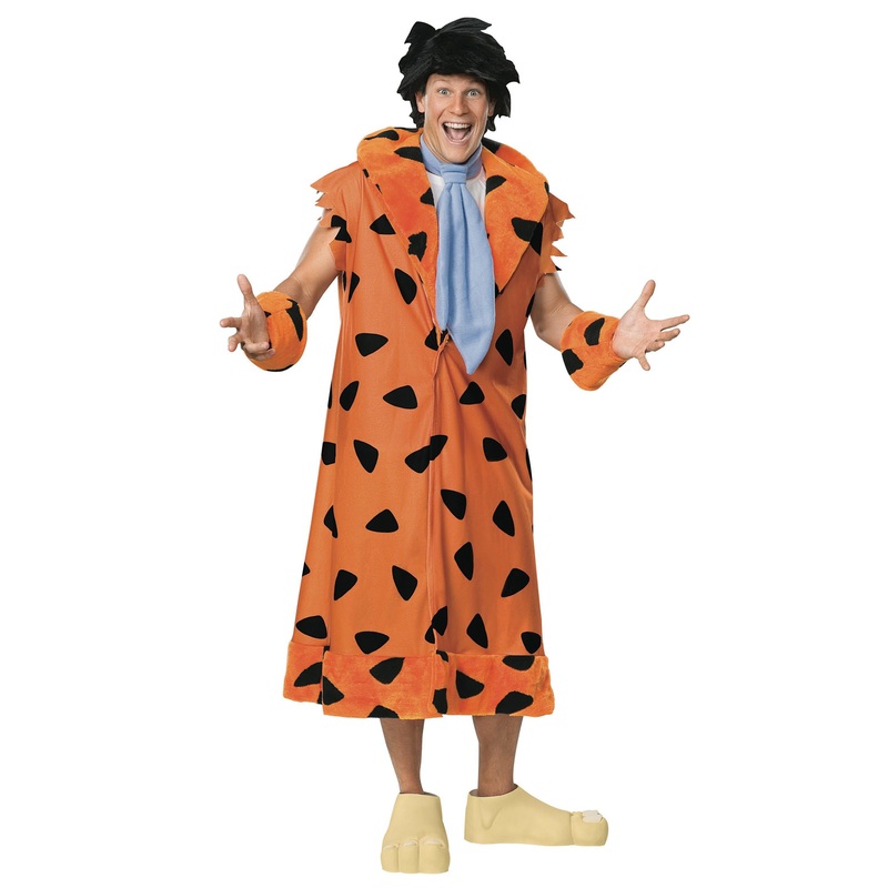The Flintstones Plush Fred Flintstone Adult Costume Standard