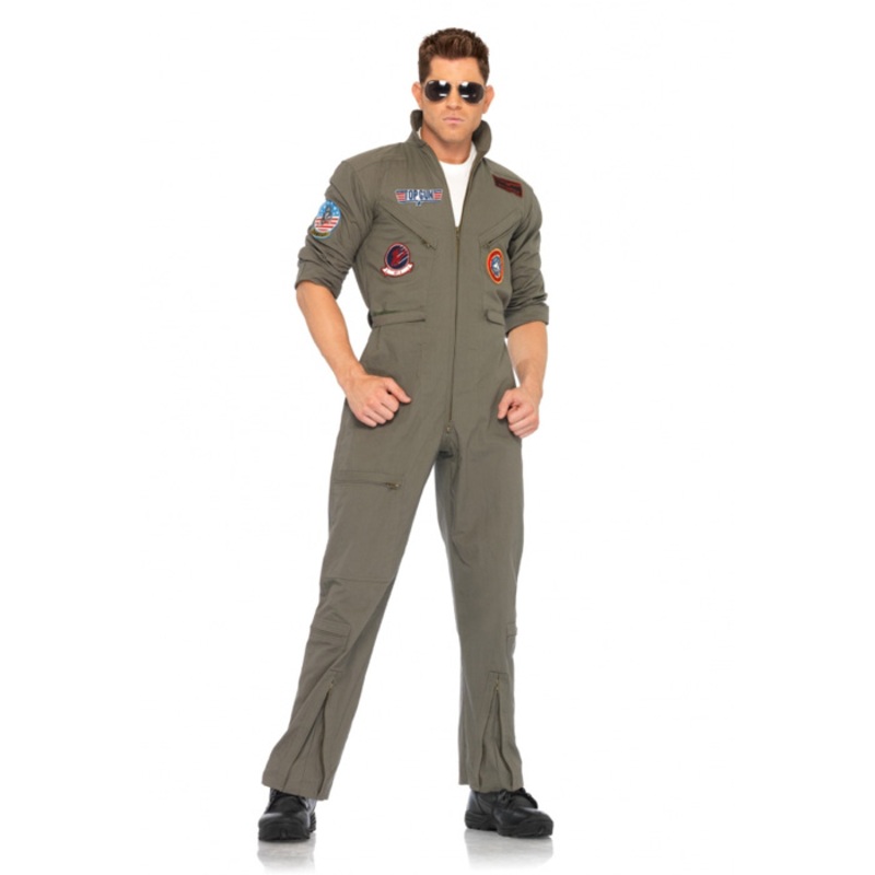 Top Gun Men's Flight Suit Adult Costume Small/Medium