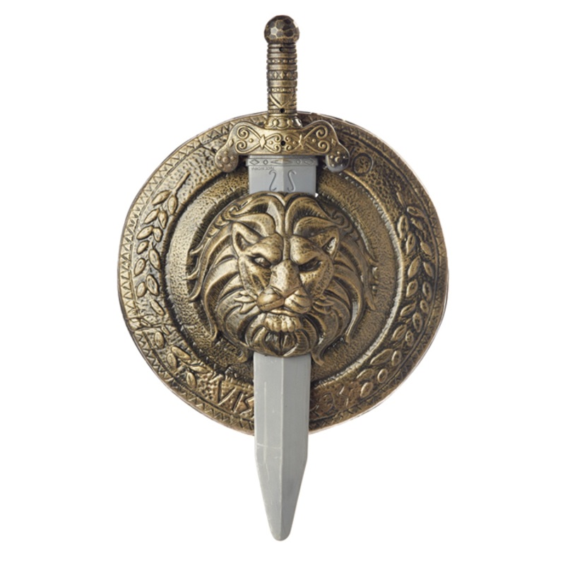 Adult Gladiator Combat Shield and Sword