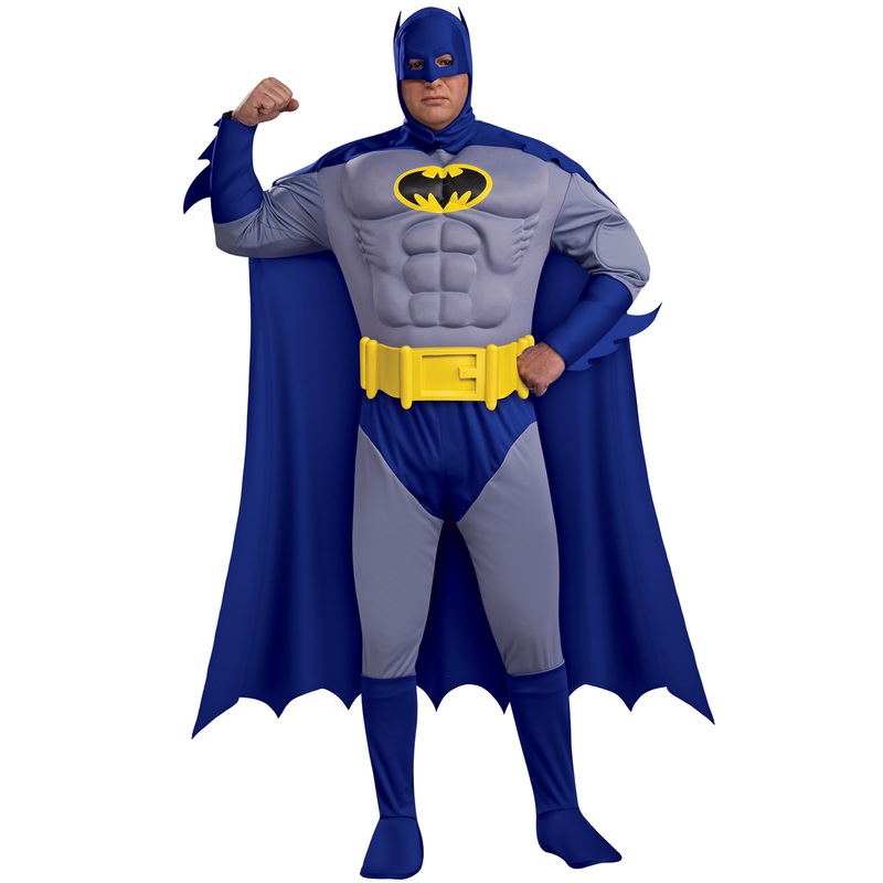 Batman Deluxe Muscle Chest Batman Plus Size Costume