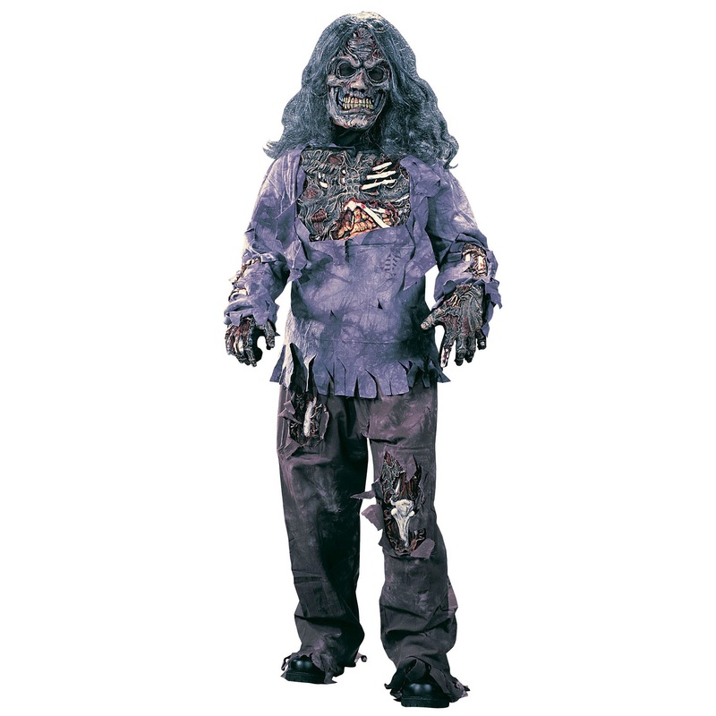 Complete Zombie Child Costume Small